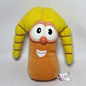 Fisher Price 1999 VEGGIE TALES Plush Toys Laura Carrot NO SOUND  7" HTF 90s